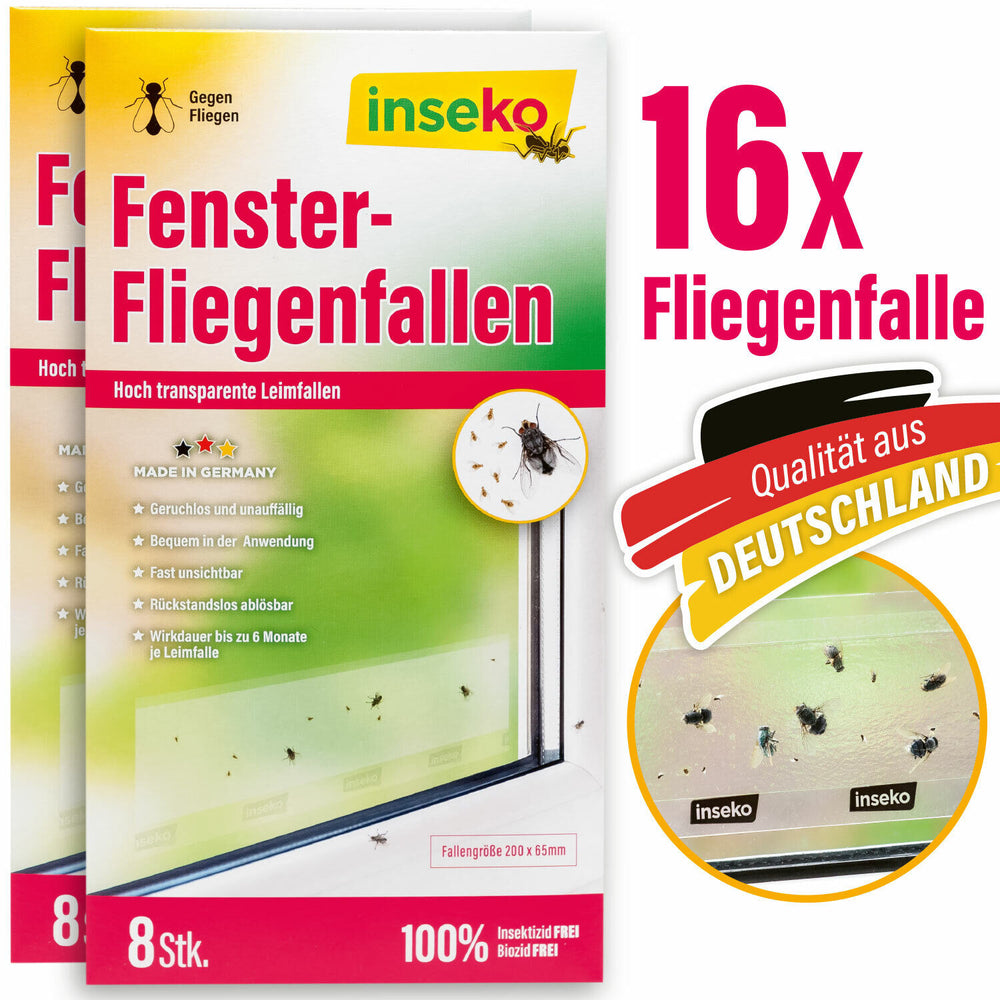 16x inseko Fenster Fliegenfallen
