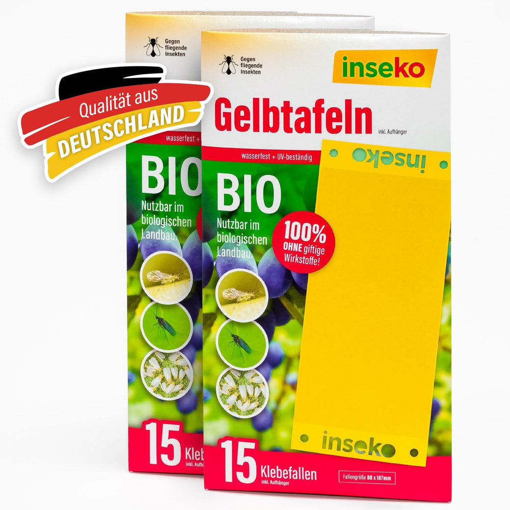 15x inseko Gelbtafeln gegen Trauermücken uvm.