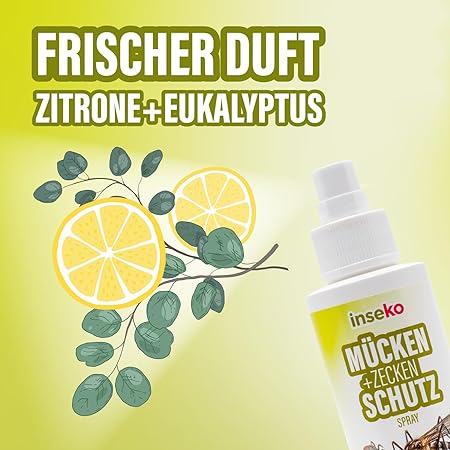 1x inseko Mücken- & Zeckenschutz Spray 100ml