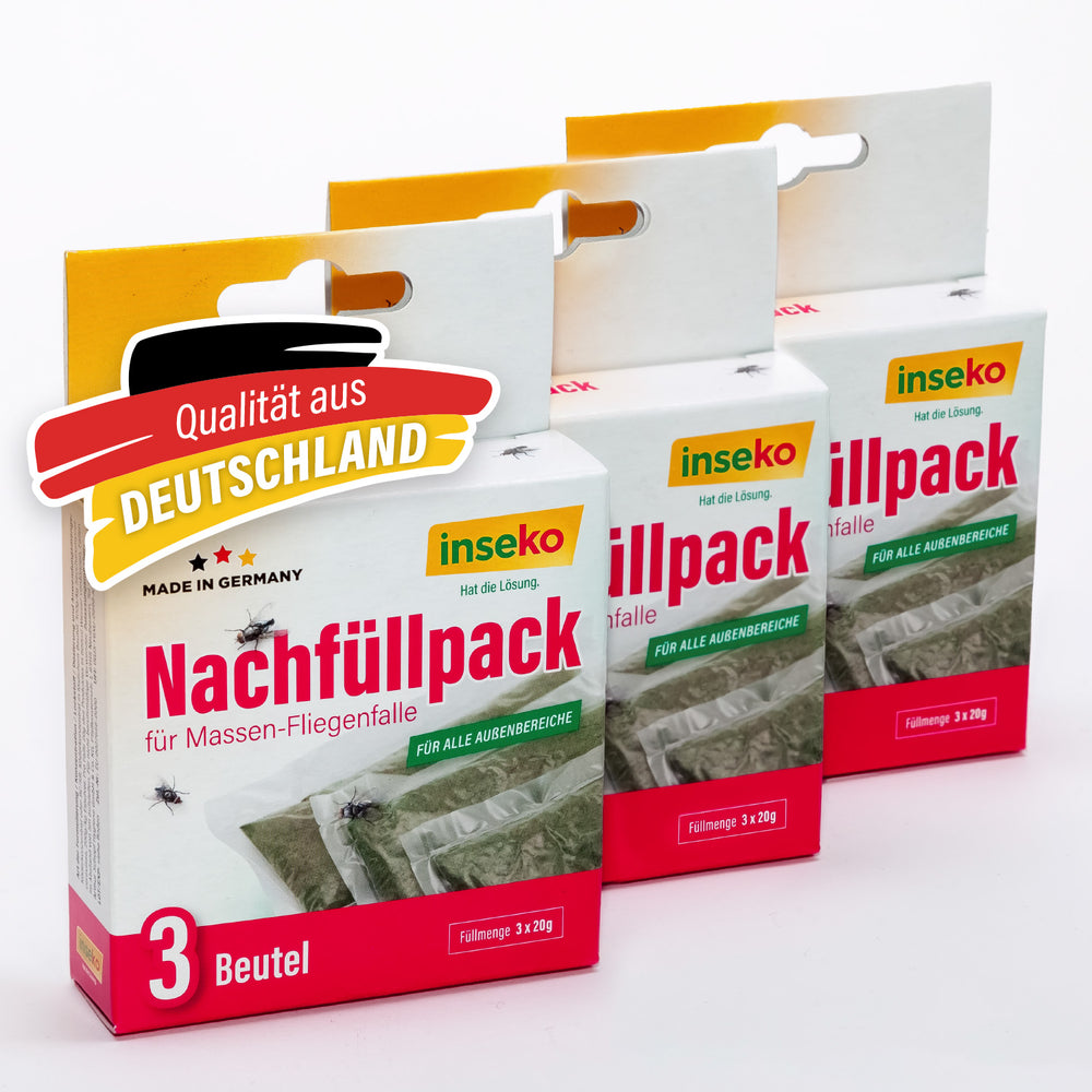 1x inseko Nachfüllpack für Massen-Fliegenfalle
