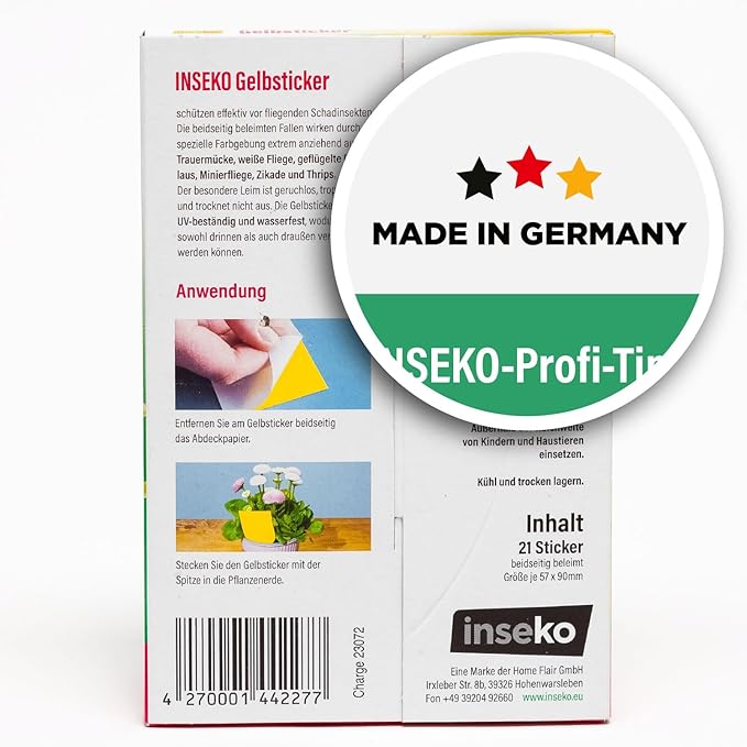 21x inseko Gelbsticker
