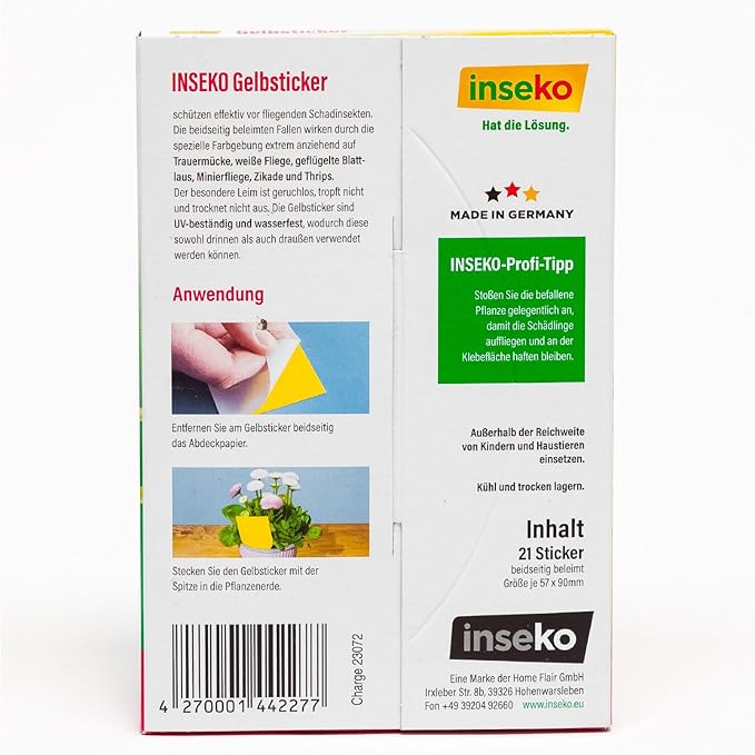 21x inseko Gelbsticker