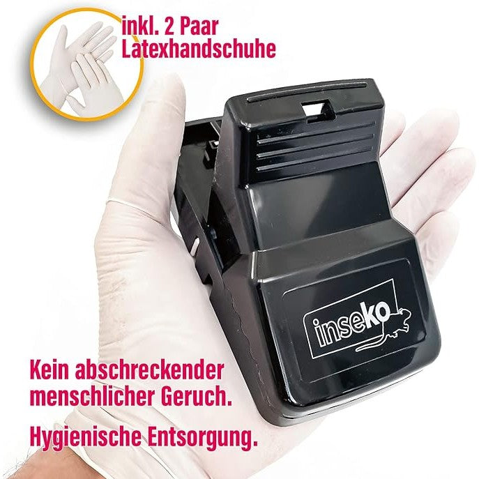 4x inseko Premium- Ratten- Schlagfalle