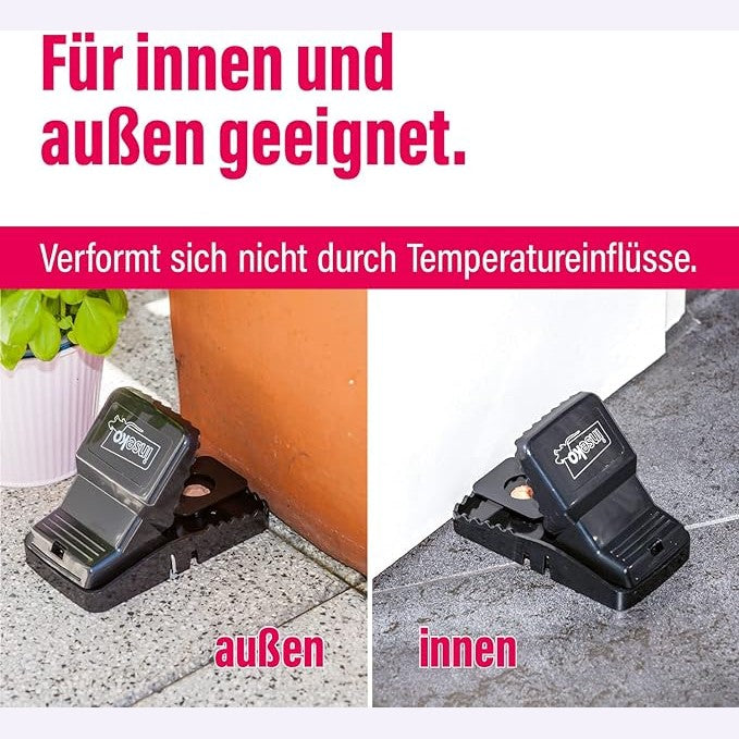 4x inseko Premium- Ratten- Schlagfalle