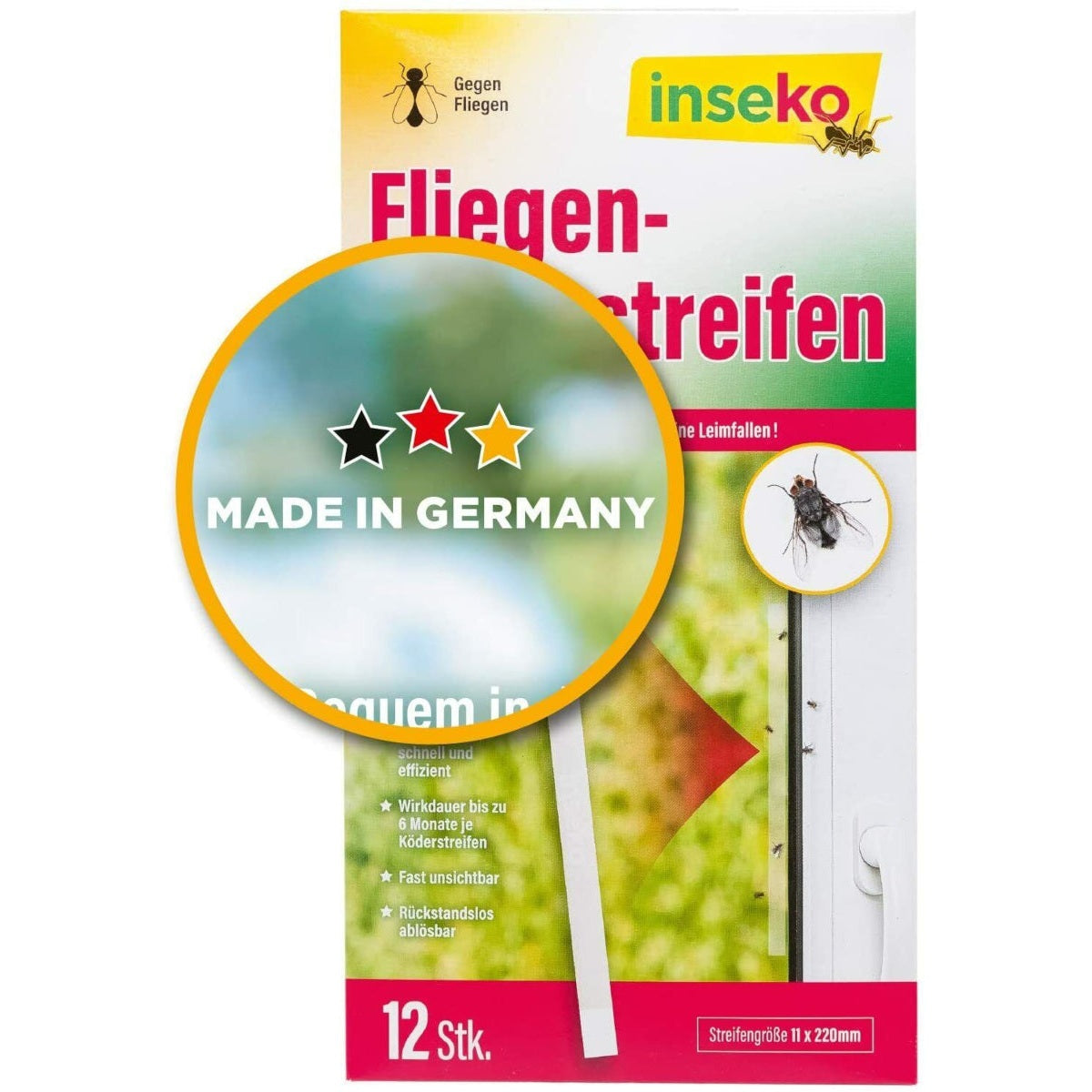 24x inseko Fliegen-Köderstreifen
