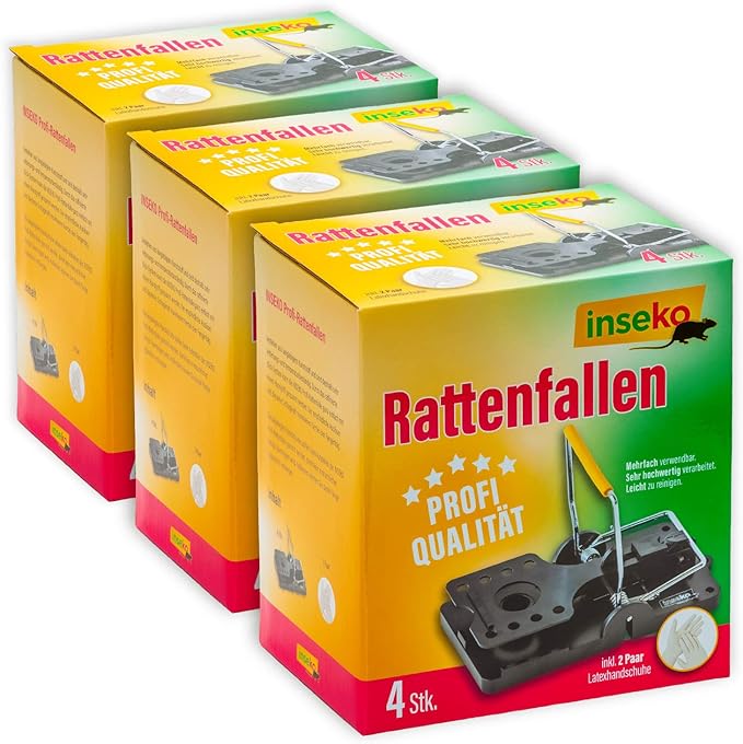 4x inseko Profi Rattenfallen