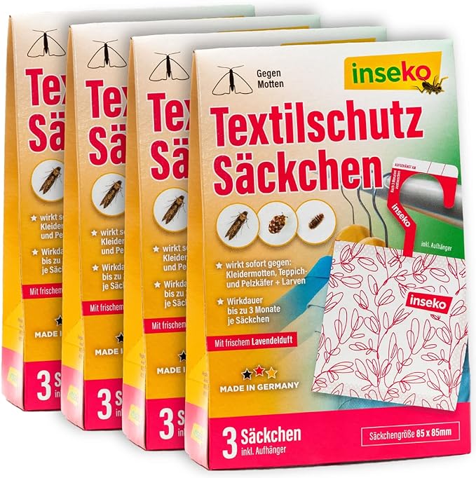 6x inseko Textilschutz Säckchen