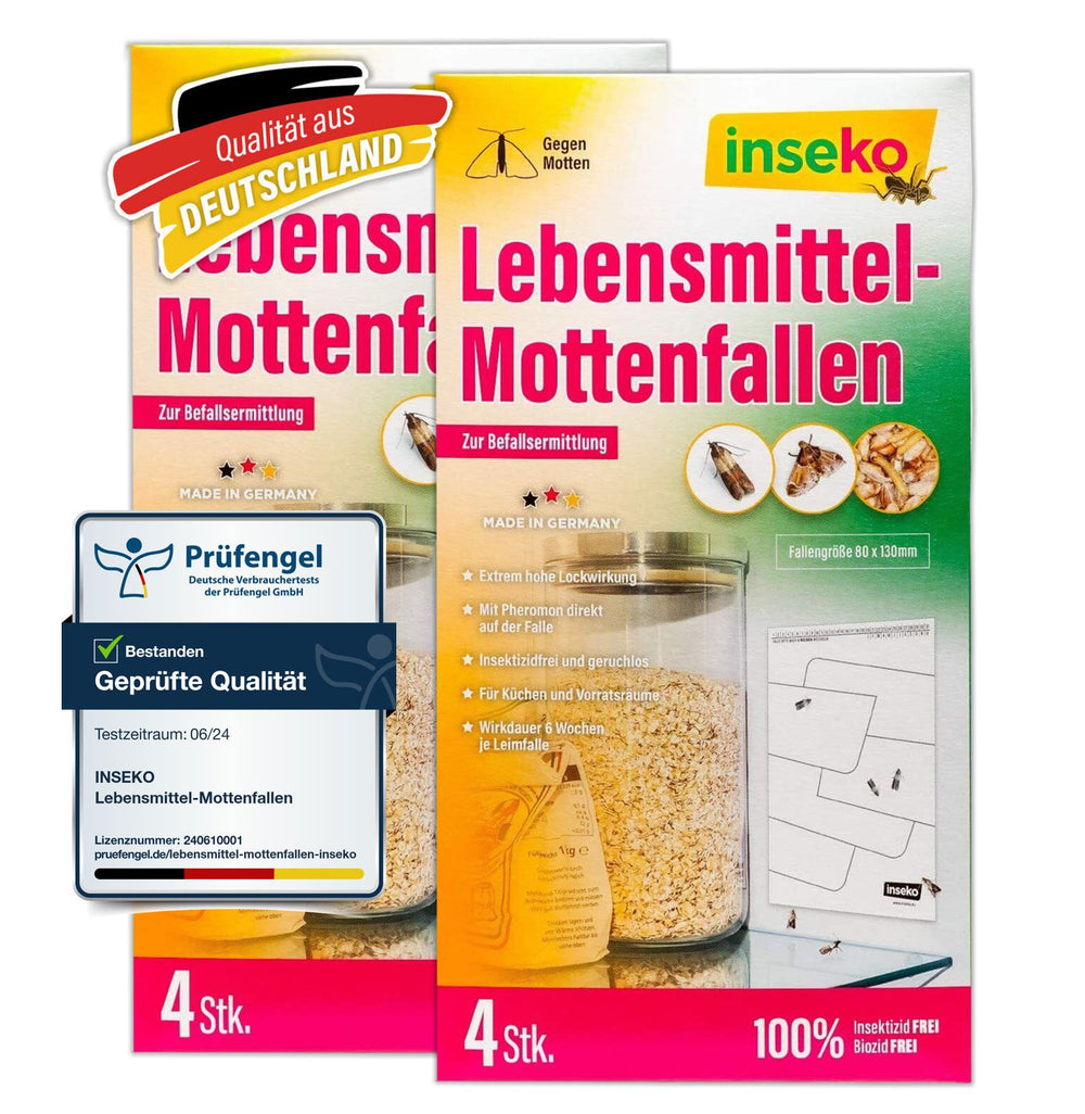 8x inseko Lebensmittelmottenfallen