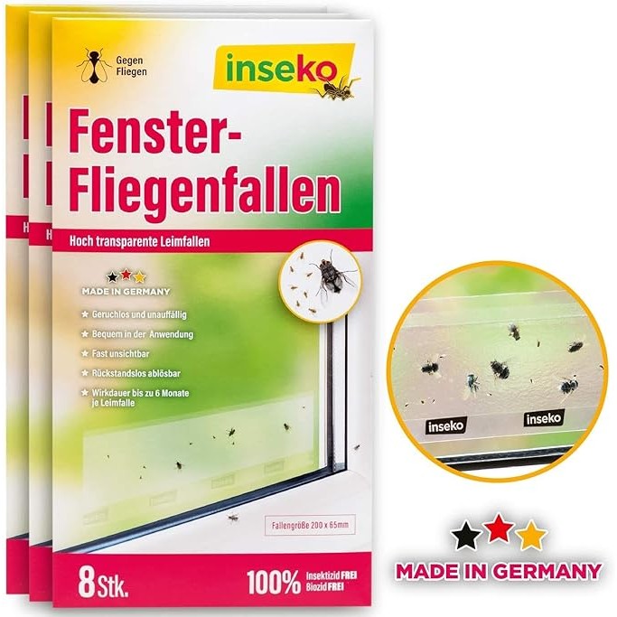 16x inseko Fenster Fliegenfallen