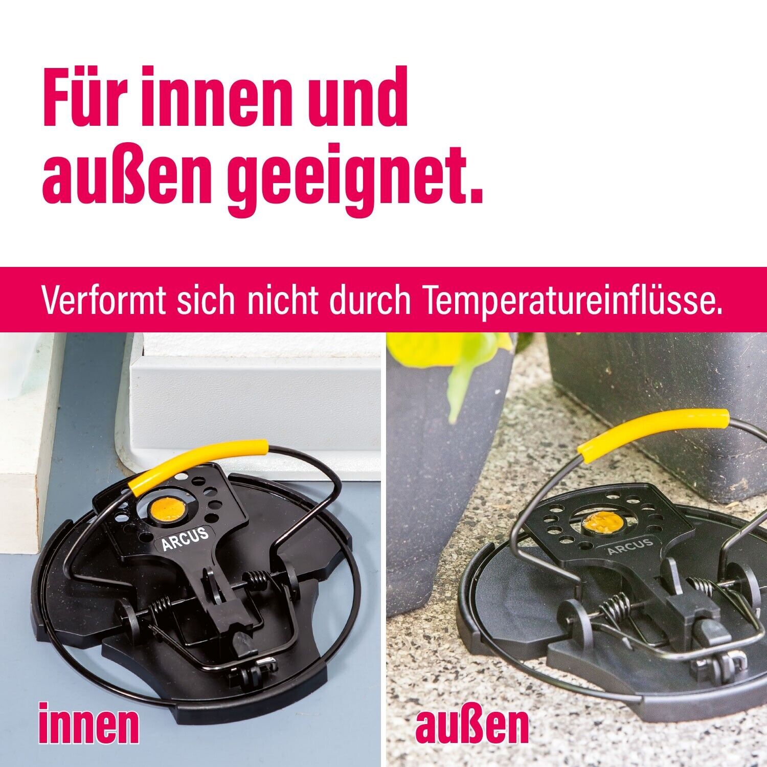 2x inseko ARCUS Rattenschlagfalle