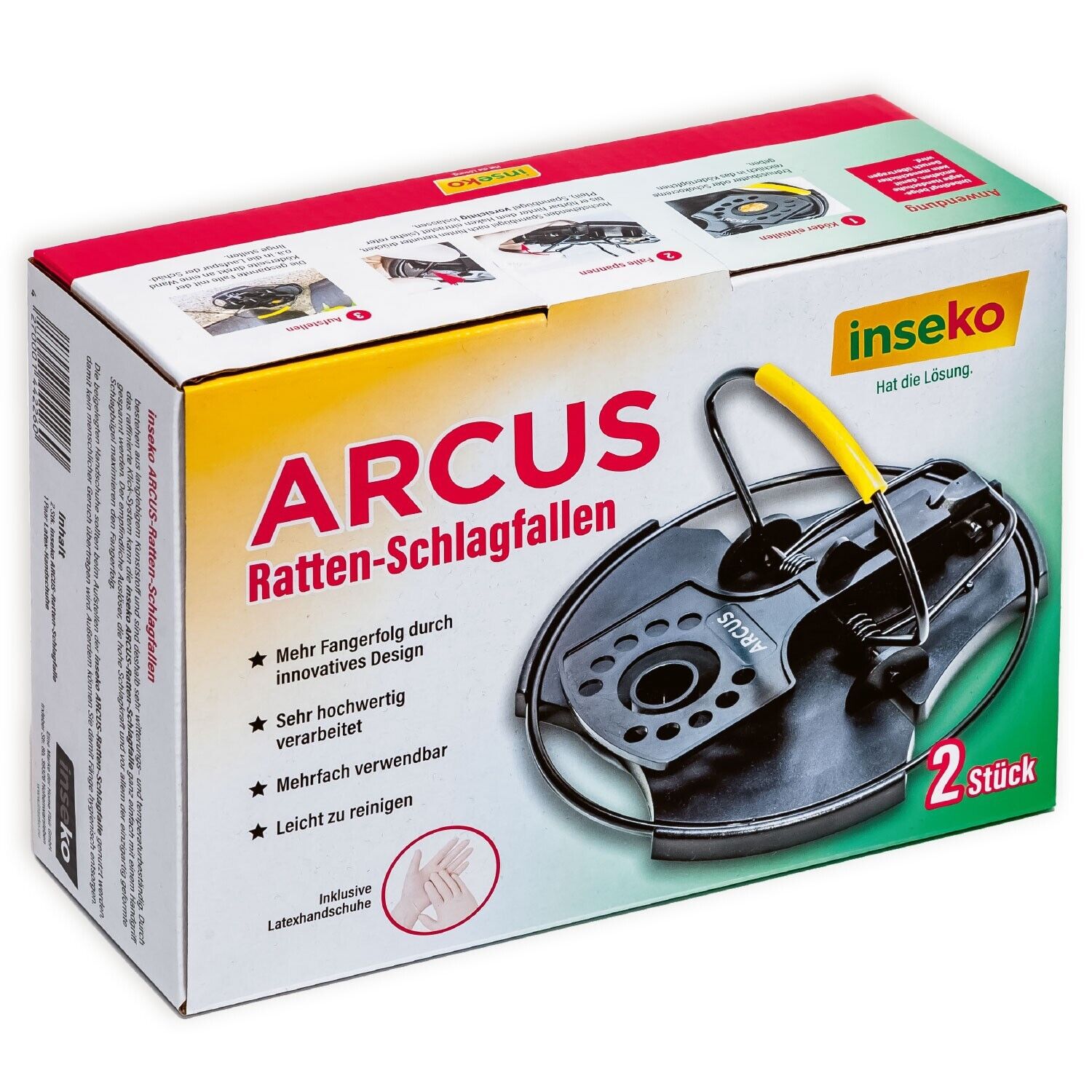 2x inseko ARCUS Rattenschlagfalle