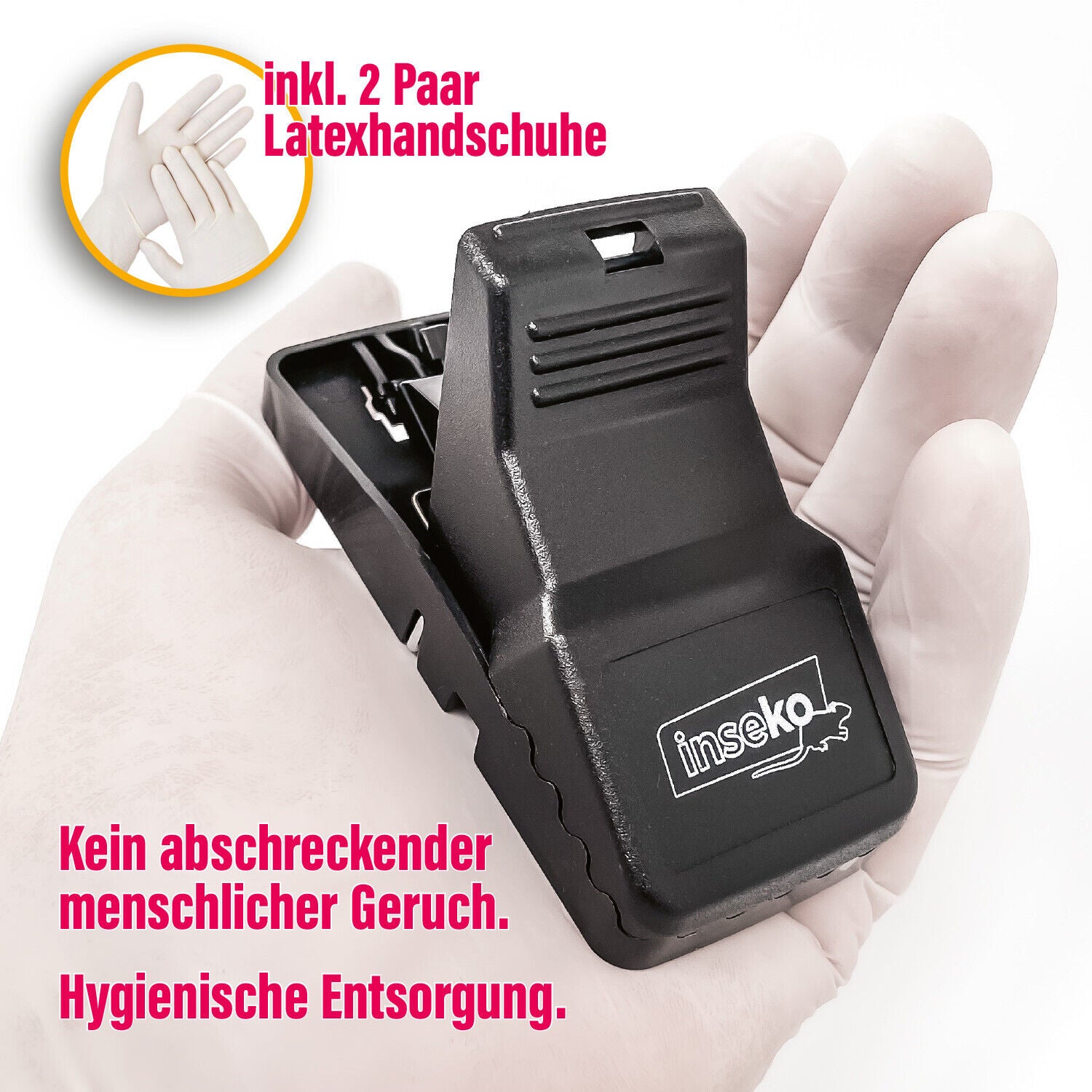 6x inseko Premium Mause-Schlagfallen