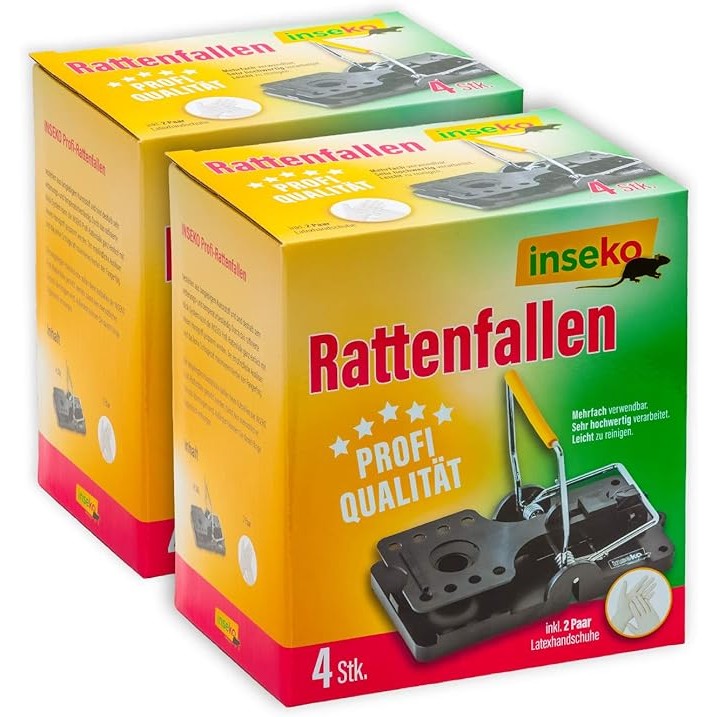 4x inseko Profi Rattenfallen
