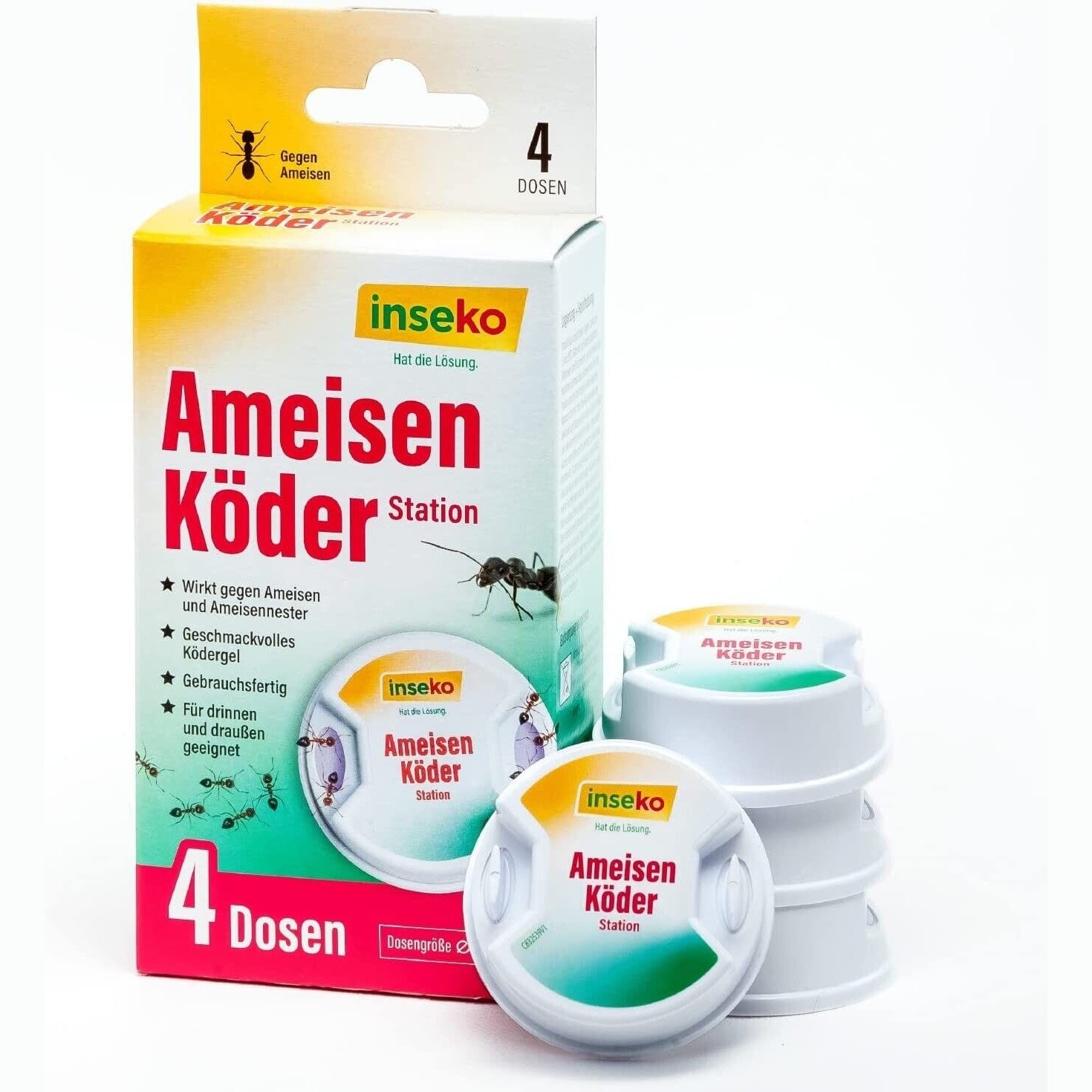 4x inseko Ameisen- Köderstation