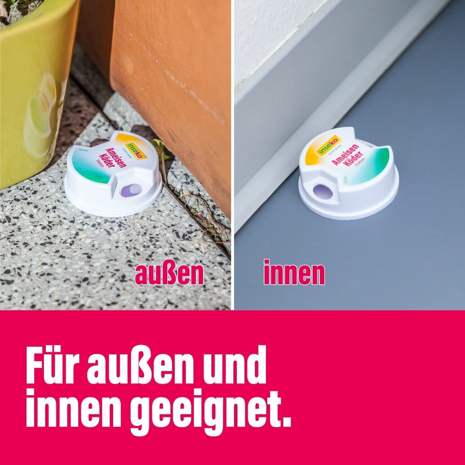 4x inseko Ameisen- Köderstation