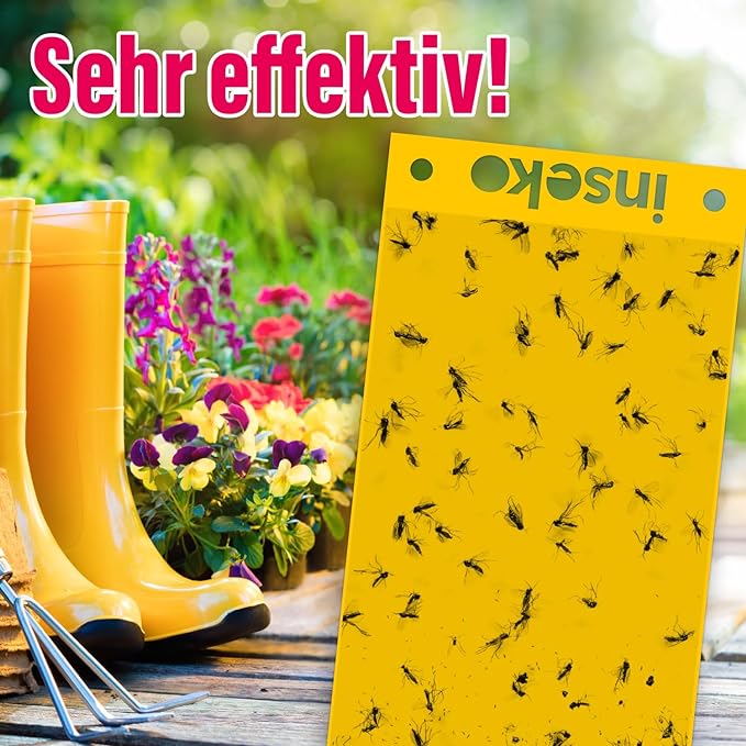 15x inseko Gelbtafeln gegen Trauermücken uvm.