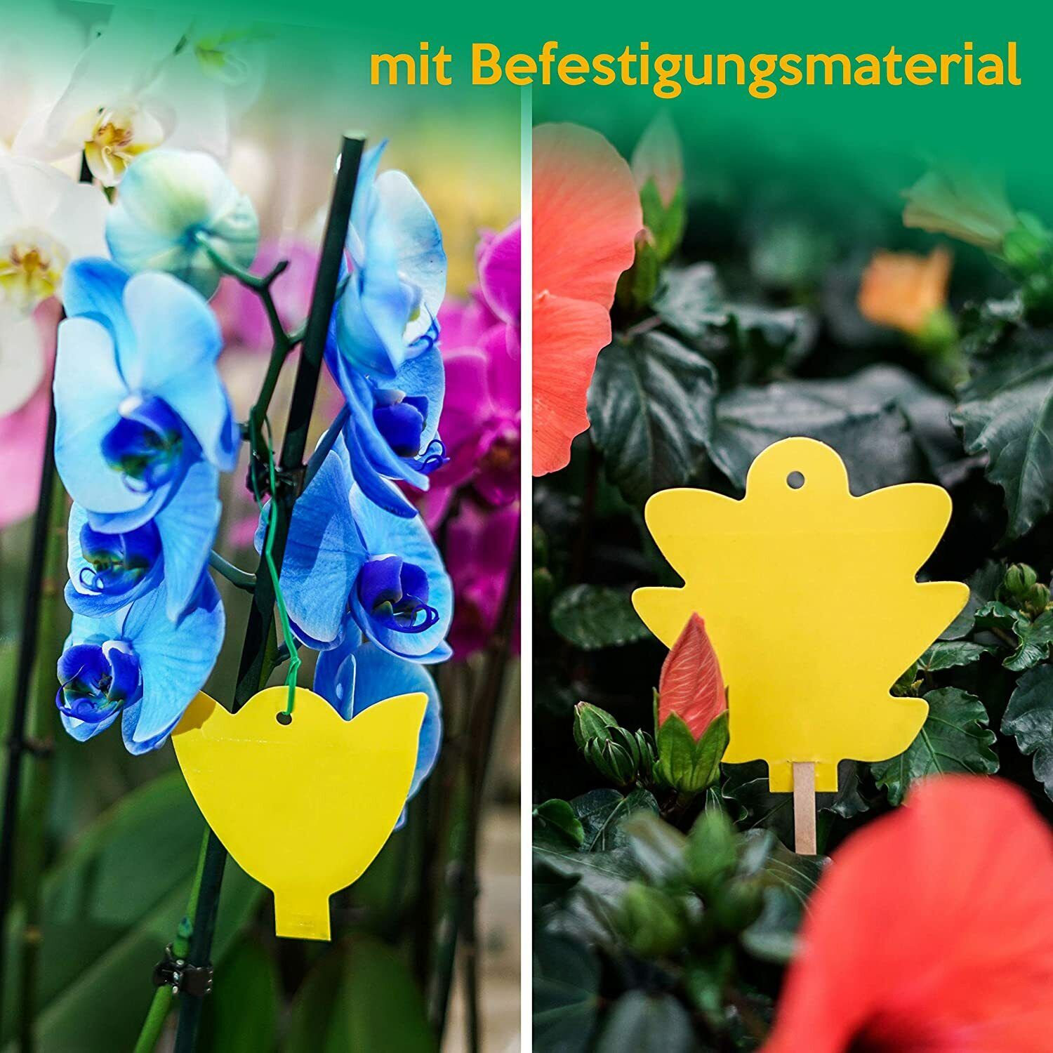 15x inseko Profi Gelbsticker Fliegenfallen
