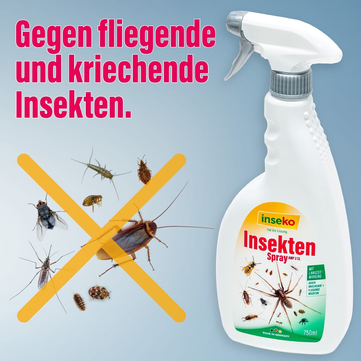 1x inseko Insektenspray 750ml