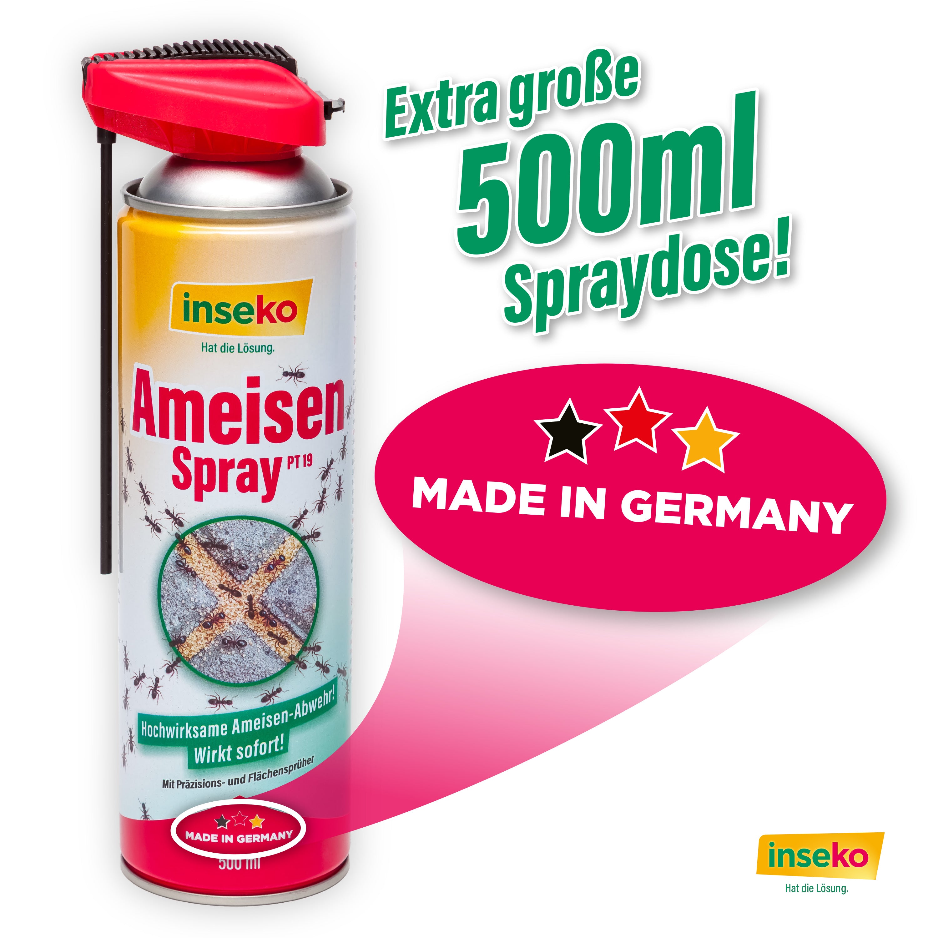 1x inseko Ameisenspray 500ml
