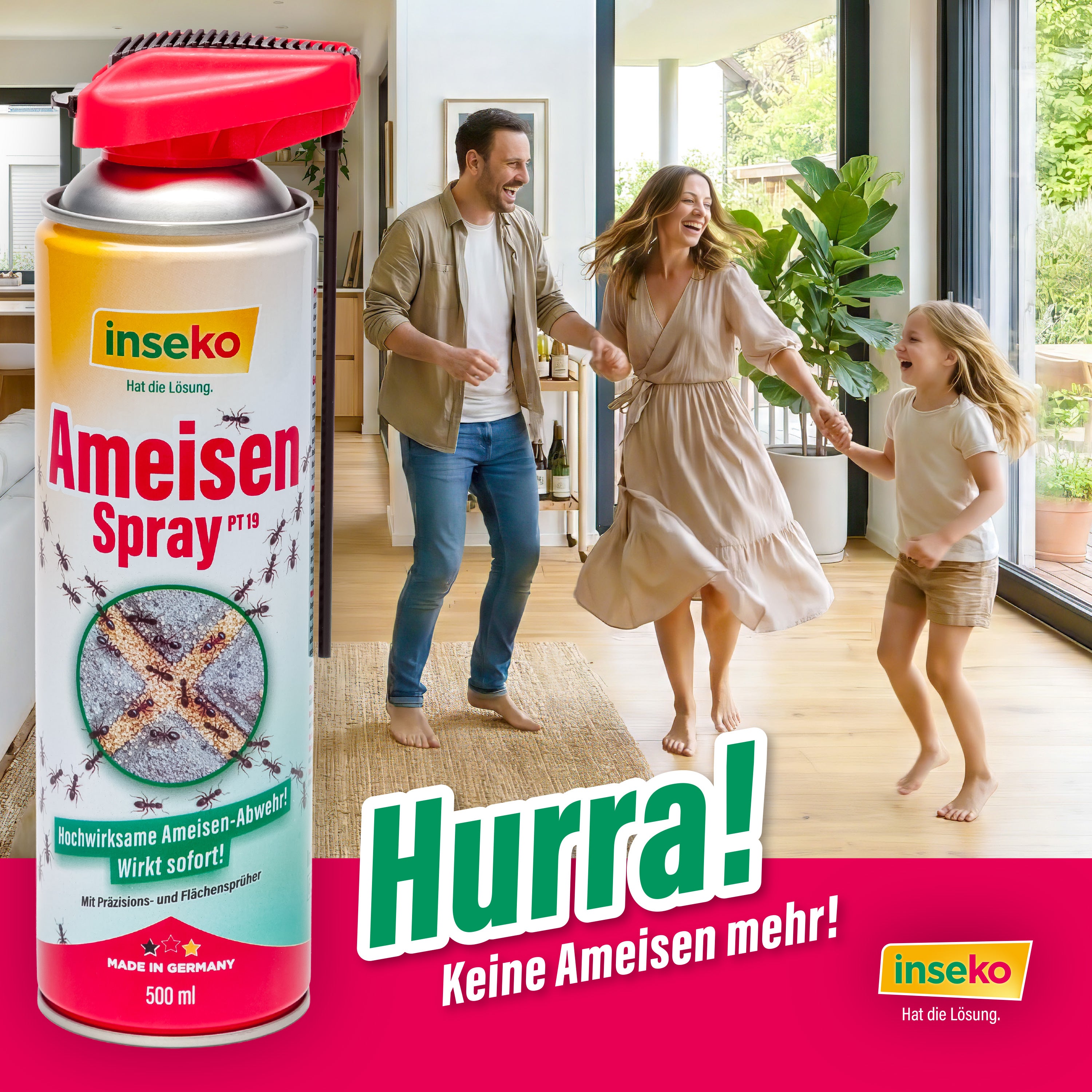 1x inseko Ameisenspray 500ml