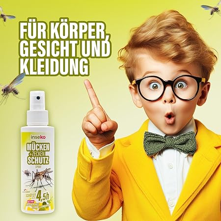 1x inseko Mücken- & Zeckenschutz Spray 100ml