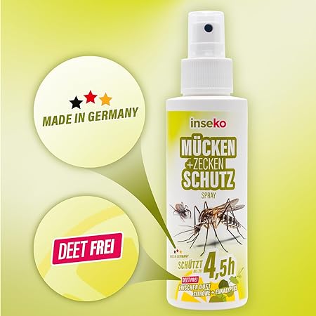 1x inseko Mücken- & Zeckenschutz Spray 100ml