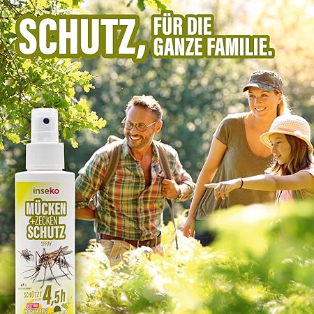 1x inseko Mücken- & Zeckenschutz Spray 100ml