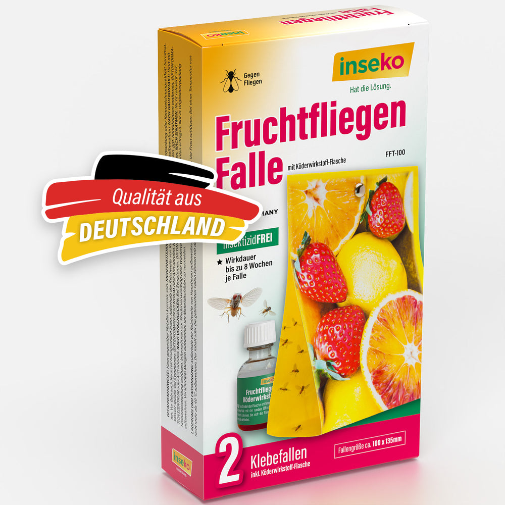 2x inseko Fruchtfliegenfalle