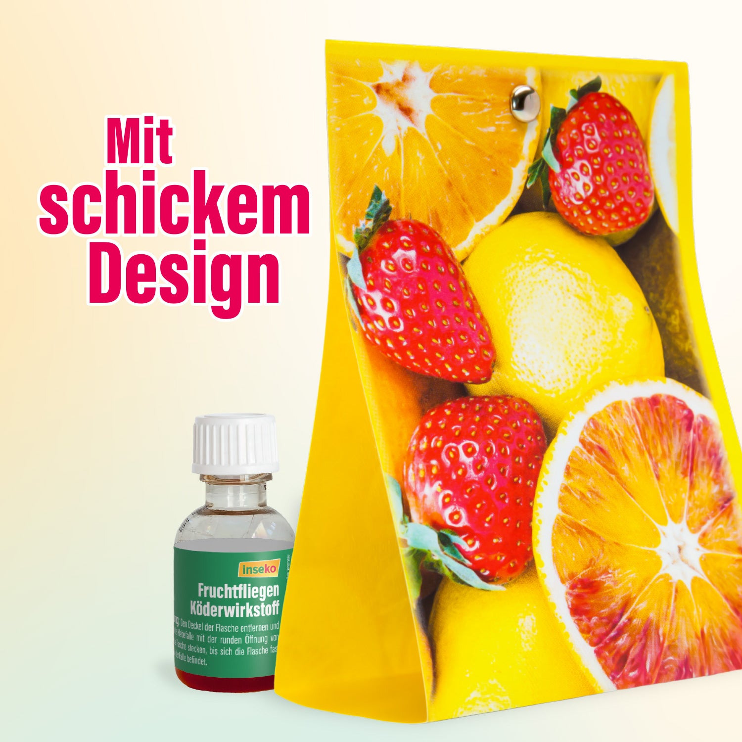 2x inseko Fruchtfliegenfalle