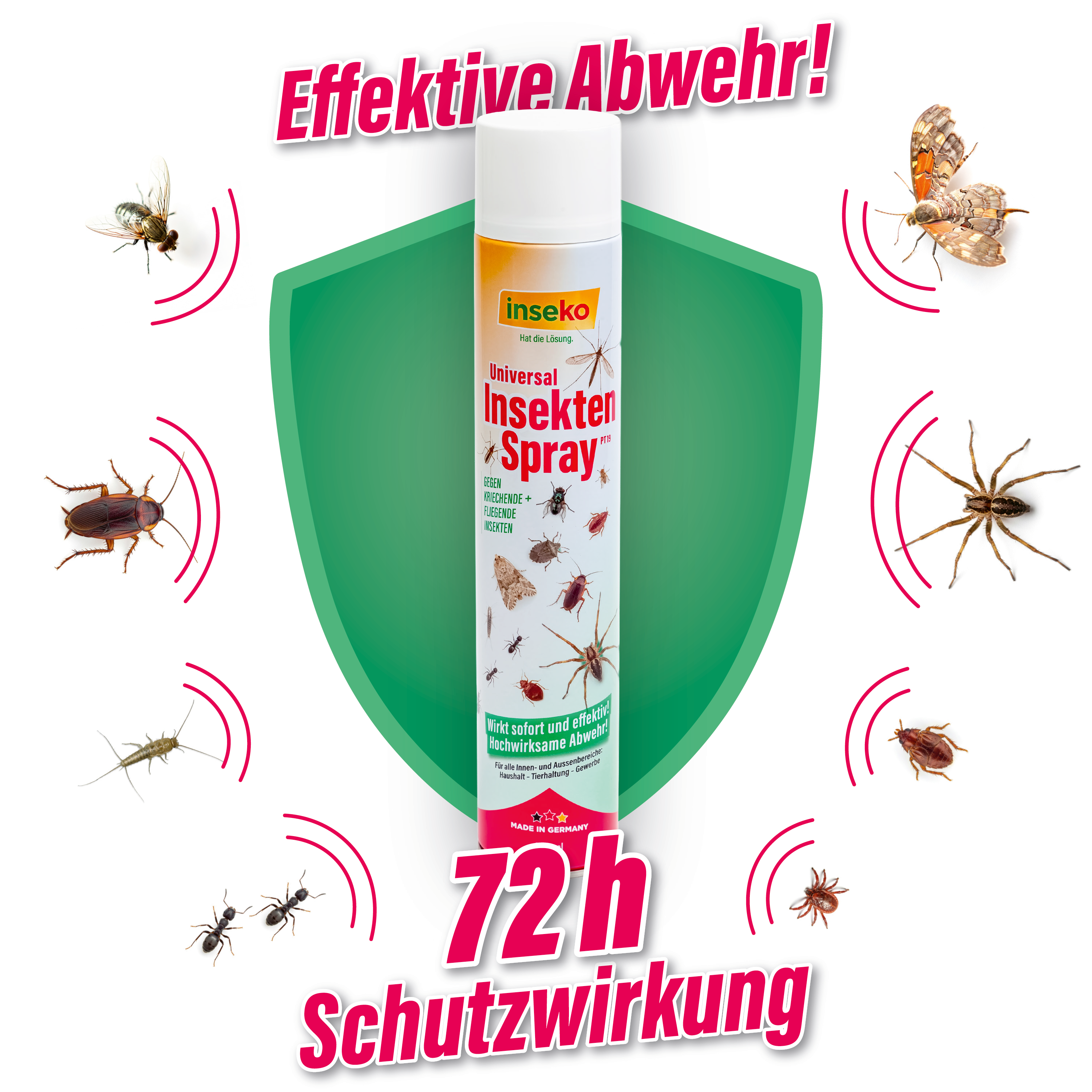 1x inseko Universal Insektenspray 750ml