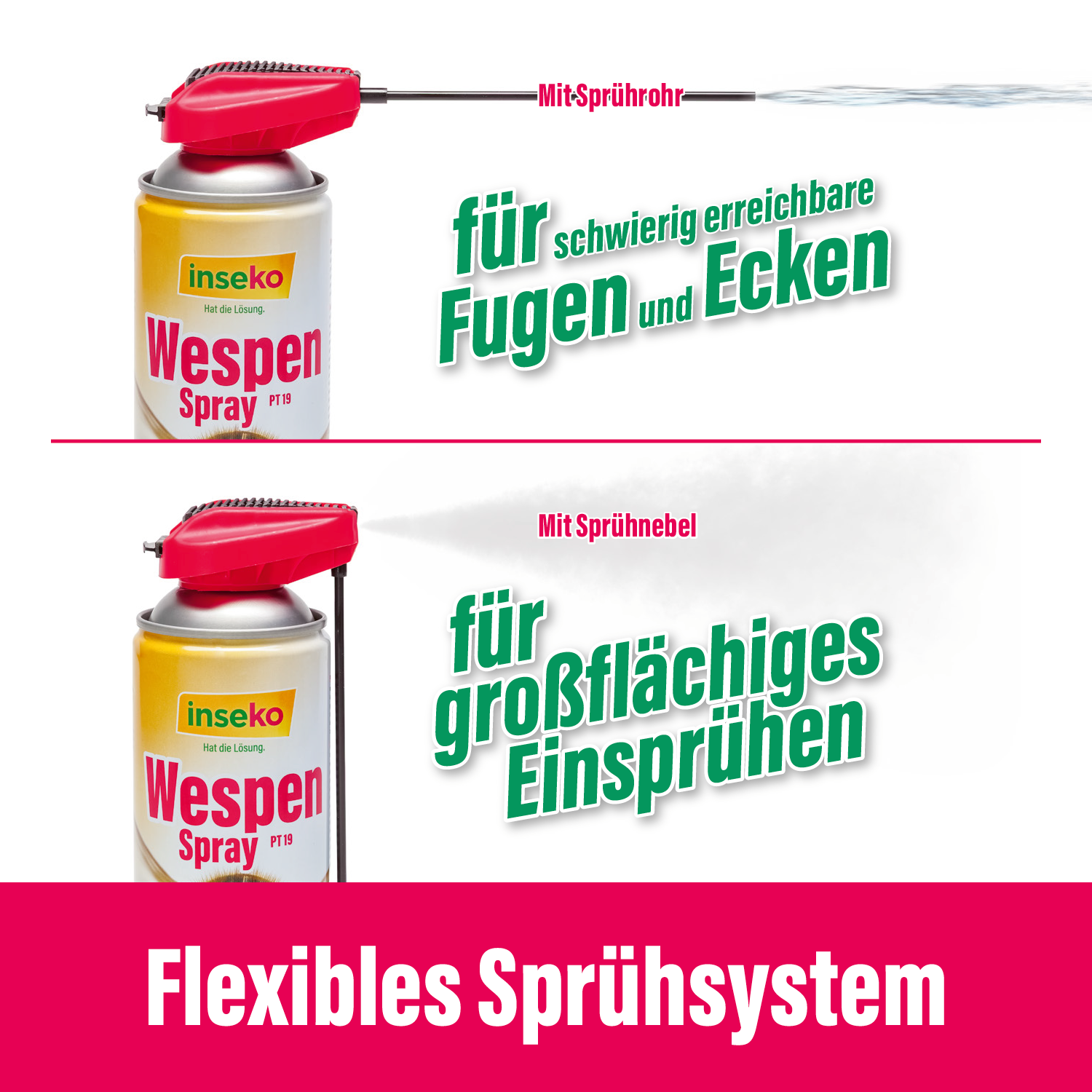 1x inseko Wespenspray 500ml