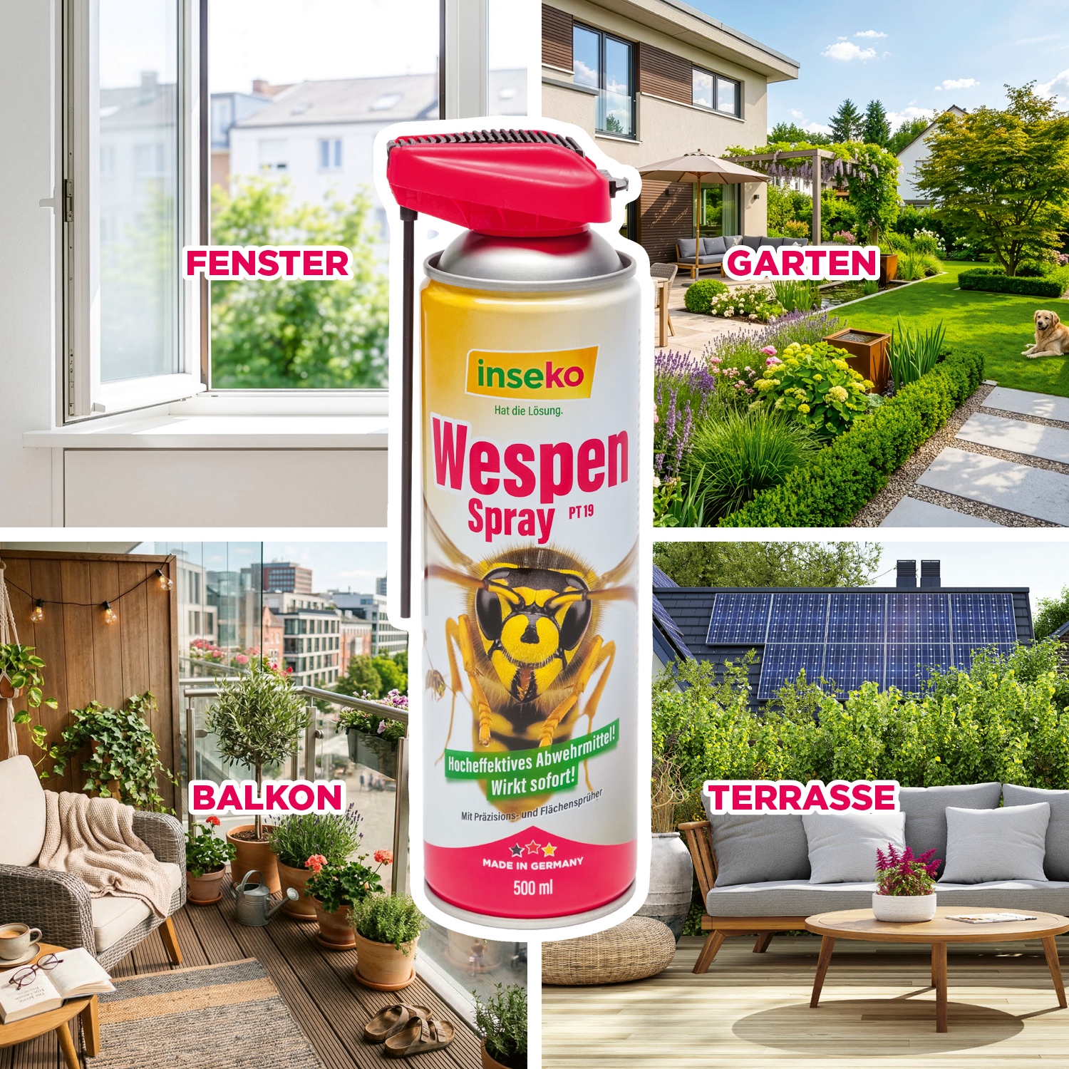 1x inseko Wespenspray 500ml