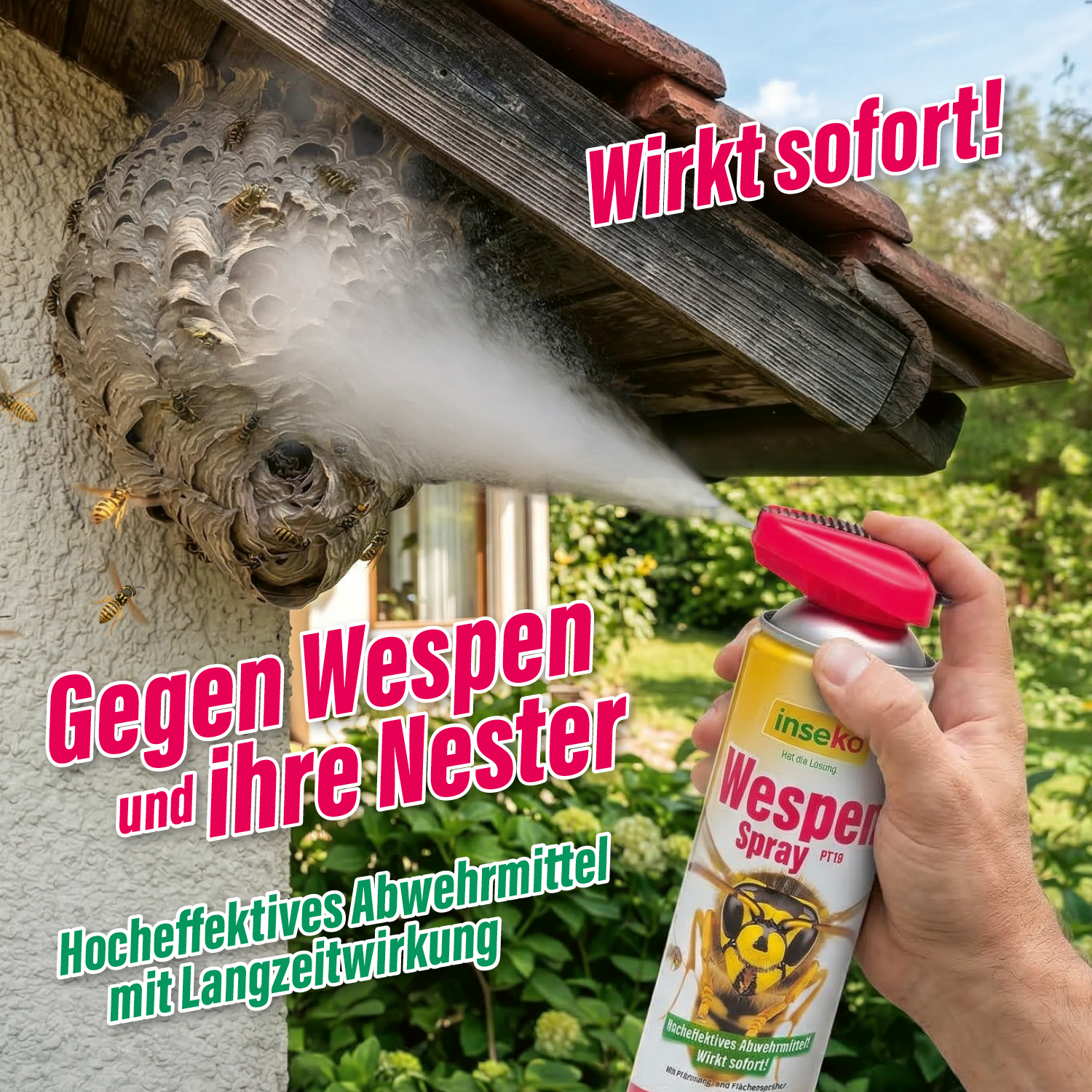 1x inseko Wespenspray 500ml