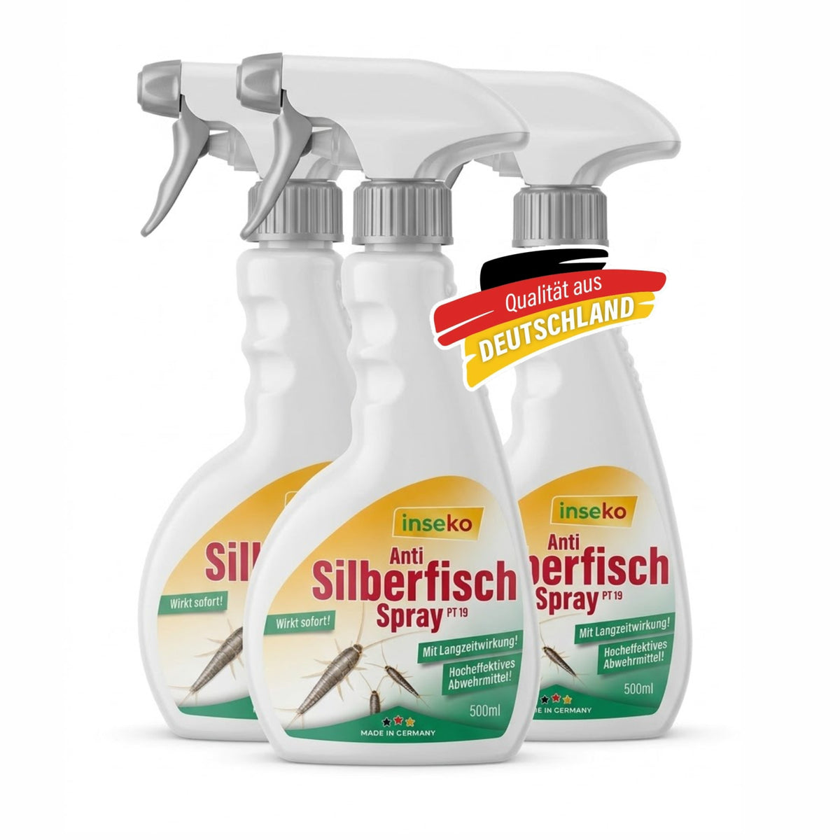 1x inseko Anti Silberfisch Spray 500ml